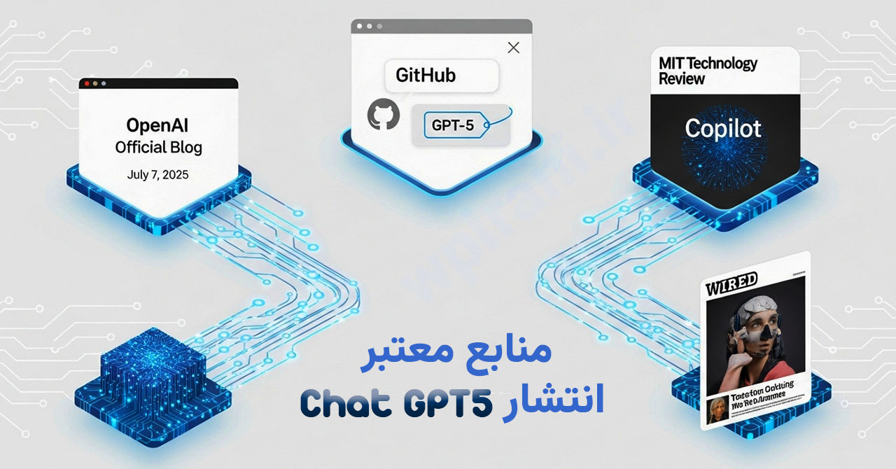 منابع معتبر تأییدکننده انتشار هوش مصنوعی جیپیتی-۵ - اعلامیه OpenAI، GitHub Copilot و گزارشهای MIT