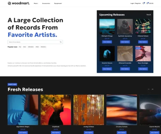 برشی از پیش نمایش دموی وینیلهای قالب وودمارت